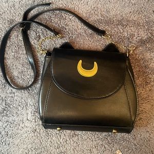 SAILOR MOON LUNA BLACK CAT EAR CROSSBODY PURSE